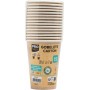 PROnappe Gobelet en carton, 0,2 l, kraft