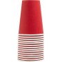 PROnappe Gobelet en carton, 0,2 l, rouge