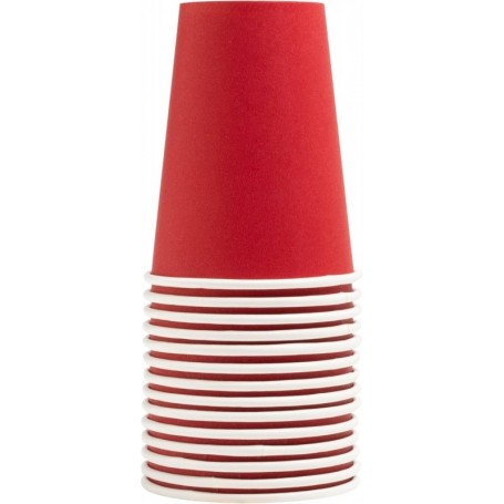 PROnappe Gobelet en carton, 0,2 l, rouge