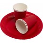PROnappe Gobelet en carton, 0,2 l, rouge