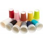 PROnappe Gobelet en carton, 0,2 l, rouge