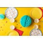 PROnappe Assiette en carton, rond, 230 mm, jaune