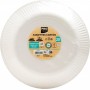 PROnappe Assiette en carton, rond, 230 mm, noir