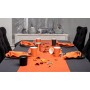 PROnappe Assiette en carton, rond, 230 mm, noir