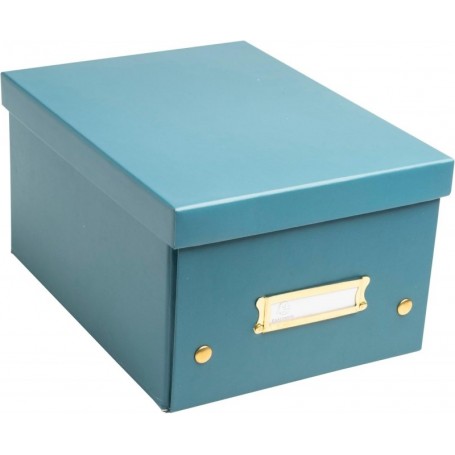 EXACOMPTA Bote de rangement Neo Deco, A5+, bleu vert