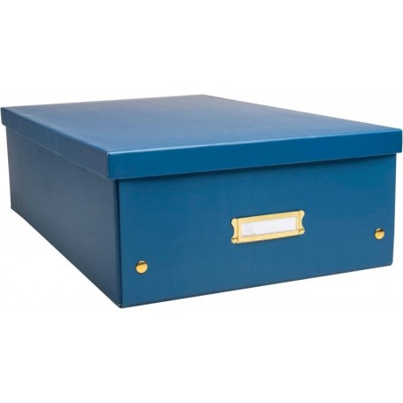 EXACOMPTA Bote de rangement Neo Deco, A3+, bleu