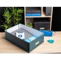 EXACOMPTA Bote de rangement Neo Deco, A3+, bleu vert