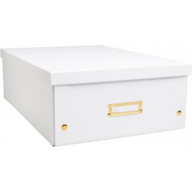 EXACOMPTA Bote de rangement Neo Deco, A3+, blanc