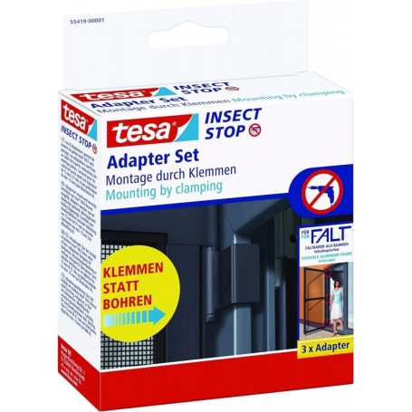 tesa Adaptateur pour moustiquaire de porte ALU FALT