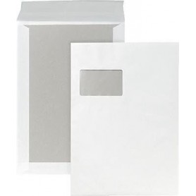 MAILmedia Papprckwandtaschen C4, mit Fenster, weiá
