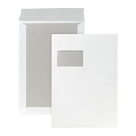MAILmedia Papprckwandtaschen C4, mit Fenster, weiá