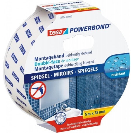 tesa Adhsif double face de montage Powerbond pour miroir