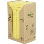 Post-it Bloc-note adhsif Recycling, 38 x 51 mm, jaune