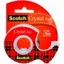 Scotch Ruban adhsif Crystal, transparent, avec dvidoir