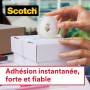 Scotch Ruban adhsif Crystal, transparent, avec dvidoir