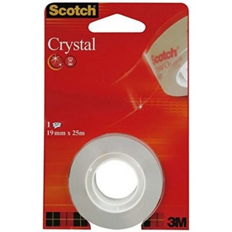 Scotch Ruban adhsif Crystal, transparent, 19 mm x 25 mm