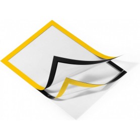 DURABLE Cadre d\'affichage magntique DURAFRAME, A4, jaune