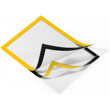 DURABLE Cadre d\'affichage magntique DURAFRAME, A4, jaune