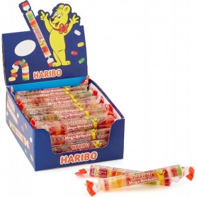 HARIBO Gomme aux fruits Mega-ROULETTE, rouleau de 45 g
