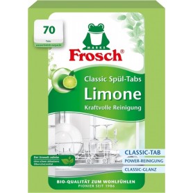 Frosch Tablettes lave-vaisselle Classic Limone, 70 pices