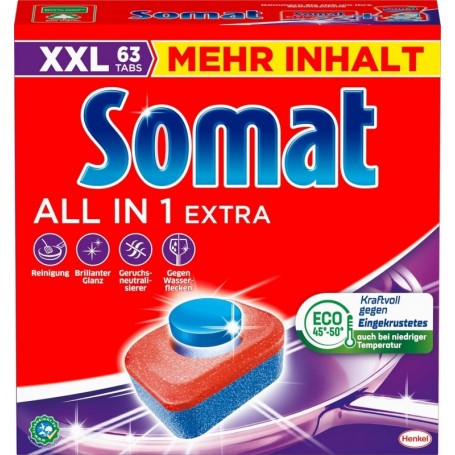 Somat Pastille lave-vaisselle 10 ALL IN 1 EXTRA, XXL
