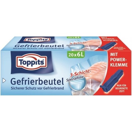 TOPPITS Sachet de conglation, 10 x 8 litres, 340 x 500 mm