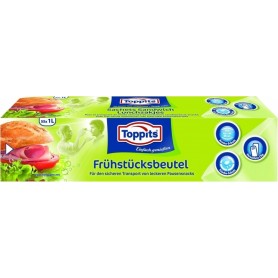 TOPPITS Sachet pour petit djeuner, 55 x 1 litre