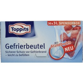 TOPPITS Sachet de conglation, 30 x 3 litres, 250 x 270 mm