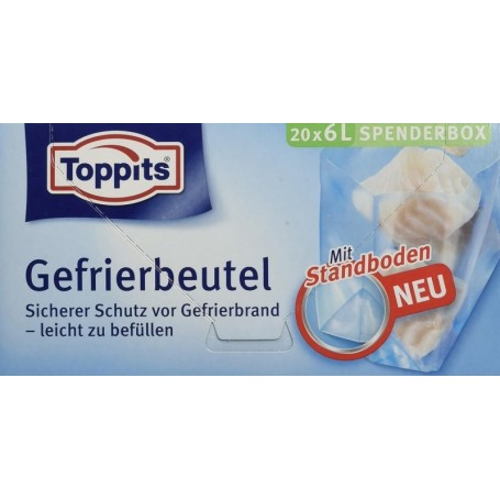 TOPPITS Sachet de conglation, 20 x 6 litres, 290 x 410 mm