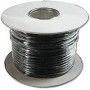 DIGITUS Cble tlphonique, 100 m, 6 fils, plat, noir