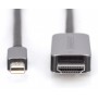 DIGITUS Cble adaptateur Mini DisplayPort 8K, mini DP-HDMI-A