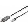 DIGITUS Cble adaptateur bidirectionnel USB type C - DP, 1 m