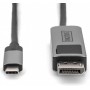 DIGITUS Cble adaptateur bidirectionnel USB type C - DP, 1 m