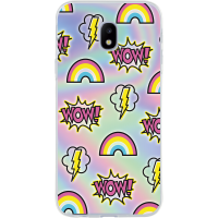 Coque rigide holographique Wow pour Galaxy J3 J330 2017