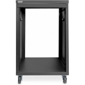 DIGITUS Monture universelle 19\", avec roulettes, 16 U, noir