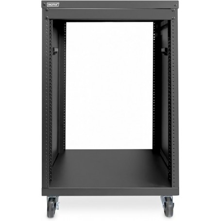 DIGITUS Monture universelle 19\", avec roulettes, 16 U, noir