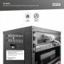 DIGITUS Monture universelle 19\", avec roulettes, 16 U, noir