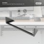 DIGITUS Cadre de montage mural 19\", vertical, 2 U, noir