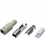 LogiLink Connecteur USB 2.0, USB-B mle, version souder