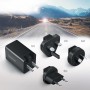 LogiLink Adaptateur de voyage USB, USB A & USB C, GaN