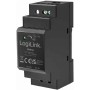 LogiLink Bloc d\'alimentation pour rail DIN, 36 W, 24 V, noir