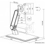 LogiLink Bras support pour cran tactile avec socle, noir