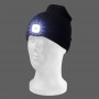 IWH Bonnet avec lampe LED, noir