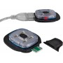 IWH Bonnet avec lampe LED, noir