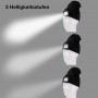 IWH Bonnet avec lampe LED, noir