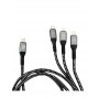 IWH Cble de charge 3 en 1, USB-A-Lightning/Micro USB/USB-C