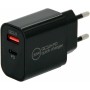 IWH Chargeur secteur USB-C, 1 USB-A / 1 USB-C, 30 W, noir