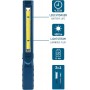 ANSMANN Lampe d\'atelier LED WL450R slim, bleu/noir