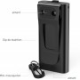 ANSMANN Lampe porte-cls ML400R avec fonction boost, noir
