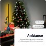 ANSMANN Lampadaire d\'angle LED, hauteur: 1.400 mm, noir